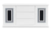 Garbo Dining Server with Storage, Glam,  64\"W - White