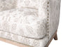 Haden 30" Chenille Fabric Accent Chair with Wood Base and Nailhead Trim - Limbu Mint Multicolour | Fauteuil d’appoint Haden de 30 po en tissu de chenille avec base en bois et bordure de clous décoratifs - menthe Limbu multicolore