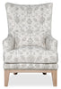 Haden 30" Chenille Fabric Accent Chair with Wood Base and Nailhead Trim - Limbu Mint Multicolour | Fauteuil d’appoint Haden de 30 po en tissu de chenille avec base en bois et bordure de clous décoratifs - menthe Limbu multicolore