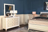 Halo Bedroom 6-Drawer Dresser with LED Light, 58"W x 35"H, Glam - White | Commode somptueuse Halo de 58 po (l) x 35 po (H) à 6 tiroirs avec éclairage à DEL pour la chambre à coucher - blanche