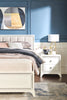Halo Bedside 2-Drawer Nightstand with LED Light, 21"W x 24"H, Glam - White | Table de nuit somptueuse Halo de 21 po (l) x 24 po (H) à 2 tiroirs avec éclairage à DEL - blanche