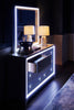 Halo Bedroom 6-Drawer Dresser with LED Light, 58"W x 35"H, Glam - White | Commode somptueuse Halo de 58 po (l) x 35 po (H) à 6 tiroirs avec éclairage à DEL pour la chambre à coucher - blanche