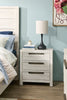 Haven Bedside 3-Drawer Nightstand with USB Port, 26"W x 28"H - White | Table de nuit Haven de 26 po (L) x 28 po (H) à 3 tiroirs avec port USB - blanche