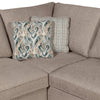 Scott Living Haven 3-Piece Left-Facing Chenille Fabric Sleeper Sectional with Storage Chaise - Taupe | Sofa-lit sectionnel de gauche Haven de Scott Living 3 pièces en tissu de chenille avec fauteuil long de rangement - taupe