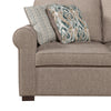 Scott Living Haven 3-Piece Right-Facing Chenille Fabric Sleeper Sectional with Storage Chaise - Taupe | Sofa-lit sectionnel de droite Haven de Scott Living 3 pièces en tissu de chenille avec fauteuil long de rangement - taupe