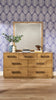 Scott Living Henri Bedroom 7-Drawer Dresser, 64"W x 34"H, Wood - Brown | Commode Henri de Scott Living de 64 po (L) x 34 po (H) à 7 tiroirs en bois pour la chambre à coucher - brune