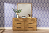 Scott Living Henri Bedroom 7-Drawer Dresser, 64"W x 34"H, Wood - Brown | Commode Henri de Scott Living de 64 po (L) x 34 po (H) à 7 tiroirs en bois pour la chambre à coucher - brune