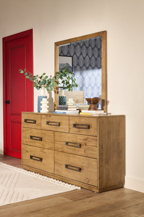 Scott Living Henri Bedroom Dresser Mirror - Brown