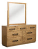 Scott Living Henri Bedroom 7-Drawer Dresser, 64"W x 34"H, Wood - Brown | Commode Henri de Scott Living de 64 po (L) x 34 po (H) à 7 tiroirs en bois pour la chambre à coucher - brune