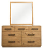 Scott Living Henri Bedroom 7-Drawer Dresser, 64"W x 34"H, Wood - Brown | Commode Henri de Scott Living de 64 po (L) x 34 po (H) à 7 tiroirs en bois pour la chambre à coucher - brune