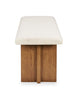Scott Living Henri Dining Bench with Polyester Fabric, Wood, 68"W - Brown | Banc de salle à manger Henri de Scott Living de 68 po (L) en bois avec tissu de polyester - brun