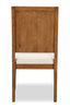 Scott Living Henri Dining Chair with Polyester Fabric, Wood - Brown & Cream | Chaise de salle à manger Henri de Scott Living en bois avec tissu de polyester - brune et crème