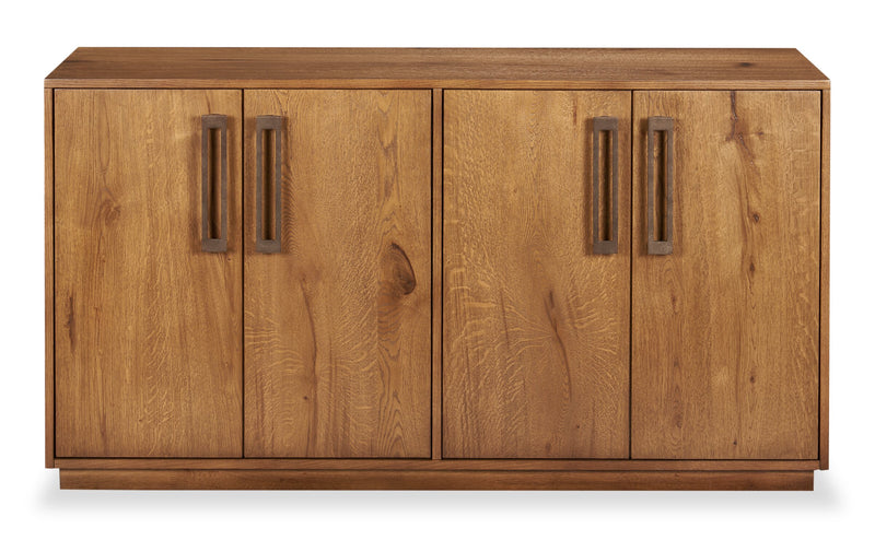 Scott Living Henri Dining Server with Storage, Wood, 60\"W - Brown