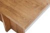 Scott Living Henri Dining Table with 66-84"W Extension, Wood, Trestle Base - Brown | Table de salle à manger Henri de Scott Living de 66 po à 84 po (L) en bois avec rallonge et base à tréteaux - brune