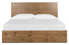 Scott Living Henri Panel Bed with Headboard & Frame, Wood, Brown - Queen Size | Lit à panneaux Henri de Scott Living en bois avec tête de lit et cadre de lit, brun - format grand lit
