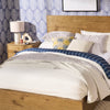 Scott Living Henri Panel Bed with Headboard & Frame, Wood, Brown - King Size | Lit à panneaux Henri de Scott Living en bois avec tête de lit et cadre de lit, brun - format très grand lit