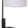 Kort & Co. Jax Matte Black and Gold 2-Piece Set - with Table and Floor Lamp and USB Charging|Ensemble 2 lampes Jax de Kort & Co. noir mat et doré avec recharge USB, 1 lampe à pied et 1 lampe de table