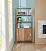 Jude 36" 3-Shelf Bookcase with Cabinet- Hazelnut|Bibliothèque Jude de 36 po à 3 tablettes avec armoire - noisette