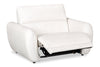 Cindy Crawford Home Kailyn 54" Fabric Power Reclining Chair with Power Headrest - Beige  | Fauteuil à inclinaison électrique Kailyn de Cindy Crawford Home de 54 po en tissu avec appuie-tête électrique - beige