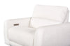 Cindy Crawford Home Kailyn 54" Fabric Power Reclining Chair with Power Headrest - Beige  | Fauteuil à inclinaison électrique Kailyn de Cindy Crawford Home de 54 po en tissu avec appuie-tête électrique - beige