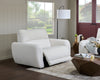 Cindy Crawford Home Kailyn 54" Fabric Power Reclining Chair with Power Headrest - Beige  | Fauteuil à inclinaison électrique Kailyn de Cindy Crawford Home de 54 po en tissu avec appuie-tête électrique - beige