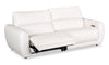 Cindy Crawford Home Kailyn 92" Fabric Power Reclining Sofa with Power Headrests - Beige  | Sofa à inclinaison électrique Kailyn de Cindy Crawford Home de 92 po en tissu avec appuie-têtes électriques- beige