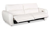 Cindy Crawford Home Kailyn 92" Fabric Power Reclining Sofa with Power Headrests - Beige  | Sofa à inclinaison électrique Kailyn de Cindy Crawford Home de 92 po en tissu avec appuie-têtes électriques- beige