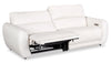 Cindy Crawford Home Kailyn 92" Fabric Power Reclining Sofa with Power Headrests - Beige  | Sofa à inclinaison électrique Kailyn de Cindy Crawford Home de 92 po en tissu avec appuie-têtes électriques- beige