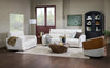Cindy Crawford Home Kailyn 92" Fabric Power Reclining Sofa with Power Headrests - Beige  | Sofa à inclinaison électrique Kailyn de Cindy Crawford Home de 92 po en tissu avec appuie-têtes électriques- beige