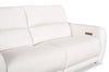 Cindy Crawford Home Kailyn 92" Fabric Power Reclining Sofa with Power Headrests - Beige  | Sofa à inclinaison électrique Kailyn de Cindy Crawford Home de 92 po en tissu avec appuie-têtes électriques- beige