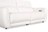 Cindy Crawford Home Kailyn 92" Fabric Power Reclining Sofa with Power Headrests - Beige  | Sofa à inclinaison électrique Kailyn de Cindy Crawford Home de 92 po en tissu avec appuie-têtes électriques- beige