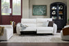 Cindy Crawford Home Kailyn 92" Fabric Power Reclining Sofa with Power Headrests - Beige  | Sofa à inclinaison électrique Kailyn de Cindy Crawford Home de 92 po en tissu avec appuie-têtes électriques- beige
