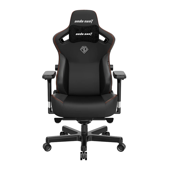 Anda Seat Kaiser 3 XL Ergonomic Genuine Leather Gaming Chair - Black