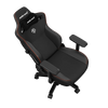 Anda Seat Kaiser 3 XL Ergonomic Genuine Leather Gaming Chair - Black|Fauteuil de jeu très large ergonomique Kaiser 3 de Anda Seat en cuir véritable - noir