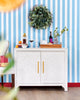 Keena 40" Solid Wood Accent Cabinet - White|Armoire décorative Keena de 40 po en bois massif - blanche