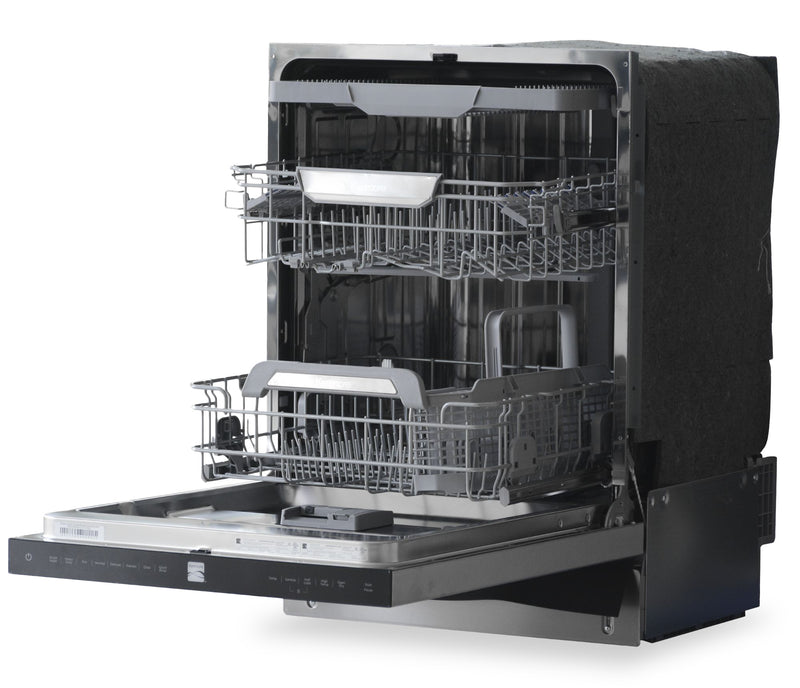 Kenmore 24” 45 dBA Top Control Built-In Dishwasher with EASYREACH™ Lift – Stainless Steel - KKDW3RPHLIFT-45SS