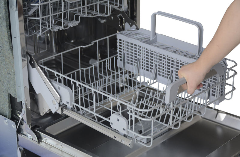 Kenmore 24” 45 dBA Top Control Built-In Dishwasher with EASYREACH™ Lift – Stainless Steel - KKDW3RPHLIFT-45SS