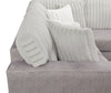 Made in Canada Koda 2-Piece Left-Facing Chenille Fabric Sectional with Reversible Cushions - Plush Paloma Grey | Sofa sectionnel de gauche Koda 2 pièces fabriqué au Canada en tissu de chenille avec coussins réversibles - gris Paloma luxueux