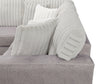 Made in Canada Koda 2-Piece Right-Facing Chenille Fabric Sectional with Reversible Cushions - Plush Paloma Grey | Sofa sectionnel de droite Koda 2 pièces fabriqué au Canada en tissu de chenille avec coussins réversibles - gris Paloma luxueux