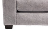Made in Canada Koda 2-Piece Right-Facing Chenille Fabric Sectional with Reversible Cushions - Plush Paloma Grey | Sofa sectionnel de droite Koda 2 pièces fabriqué au Canada en tissu de chenille avec coussins réversibles - gris Paloma luxueux