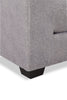 Made in Canada Koda 41" Chenille and Faux Fur Fabric Chair with Removable Cushions - Plush Paloma Grey | Fauteuil Koda de 41 po fabriqué au Canada en tissu de chenille et de fausse fourrure avec coussins amovibles - gris Paloma luxueux