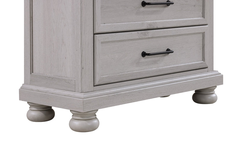 Kylie Bedroom Chest of Drawers, 5-Drawer, 35\"W x 51\"H - Sand