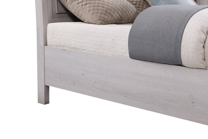 Kylie Platform Storage Bed with Headboard & Frame, Sand - King Size