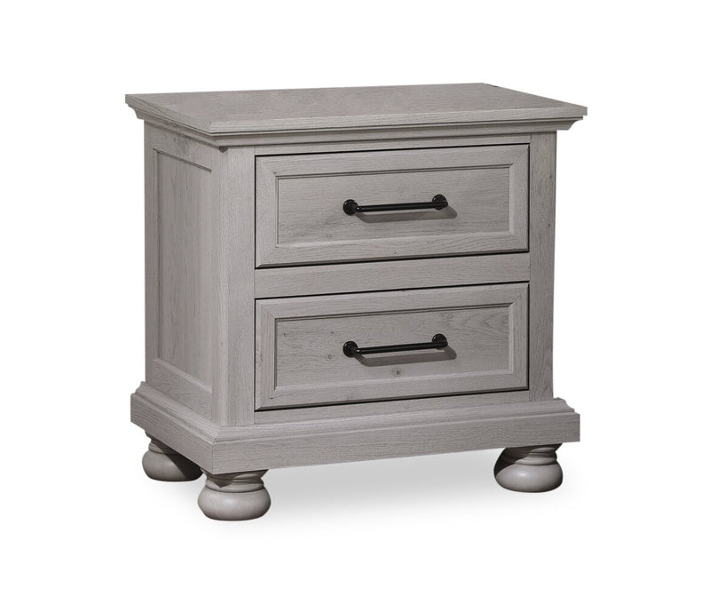 Kylie 6pc Bedroom Set with Storage Bed, Dresser, Mirror & Nightstand, Sand - King Size