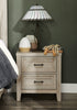 Lara Bedside 2-Drawer Nightstand, 23.6"W x 25.6"H - Antique Grey | Table de nuit Lara de 23,6 po (L) x 25,6 po (H) à 2 tiroirs - gris antique