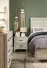 Lara Bedside 2-Drawer Nightstand, 23.6"W x 25.6"H - Antique Grey | Table de nuit Lara de 23,6 po (L) x 25,6 po (H) à 2 tiroirs - gris antique