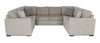 Made in Canada Legend 3-Piece Chenille Fabric Sleeper Sectional - Platinum Beige | Sofa-lit sectionnel Legend 3 pièces fabriqué au Canada en tissu de chenille - beige platine