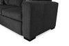Made in Canada Legend 2-Piece Left-Facing Chenille Fabric Sleeper Sectional with Storage Chaise - Pepper Grey | Sofa-lit sectionnel de gauche Legend 2 pièces fabriqué au Canada en tissu de chenille avec fauteuil long de rangement - gris poivre
