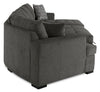Made in Canada Legend 3-Piece Left-Facing Chenille Fabric Cuddler Sleeper Sectional with Chaise - Pewter Brown | Sofa-lit sectionnel enveloppant de gauche Legend 3 pièces fabriqué au Canada en tissu de chenille avec fauteuil long - brun étain