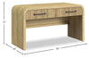 Lenore 54” Modern Desk with Storage - Natural | Bureau moderne Lenore de 54 po avec rangement - naturelle
